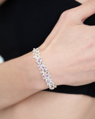 Bangle - Neva Silver (amethyst)