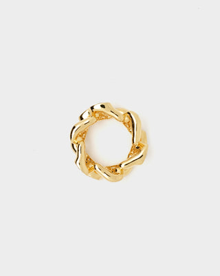 Embellished Closed Ring - Kava Gold