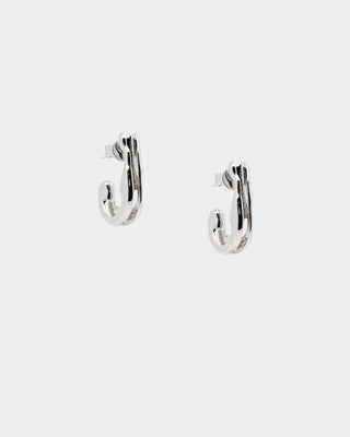 Multi-way Earrings with Detachable Chandelier - Velo I Silver