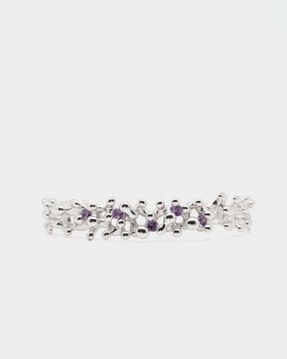 Bangle - Neva Silver (amethyst)