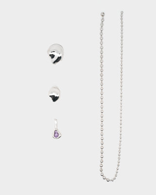 Multi-way Brooch - Astro Duo Silver