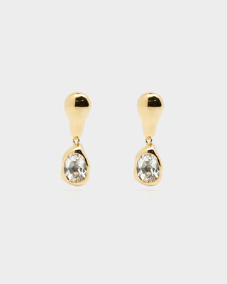 Drop Earrings - Zeta Gold