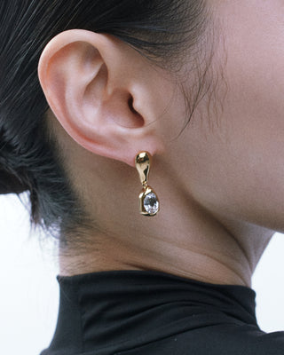 Drop Earrings - Zeta Gold