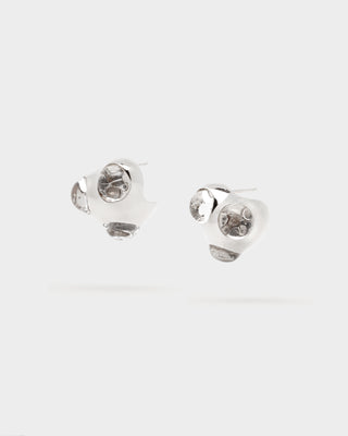 Stud Earrings - Lyra Silver