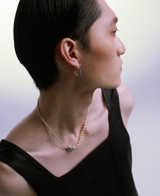 Multi-way Earrings with Detachable Chandelier - Vela I Silver