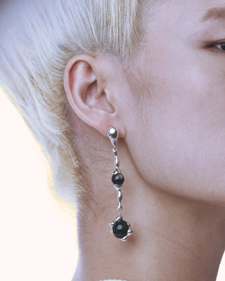 Drop Earrings - Oda Silver
