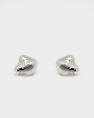 Stud Earrings - Zion (Silver, polished)