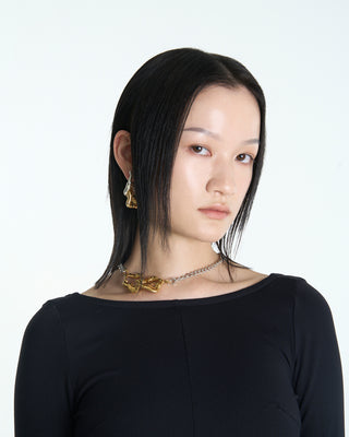 Statement Charm with Back Pendant Three-way Necklace - Oroh