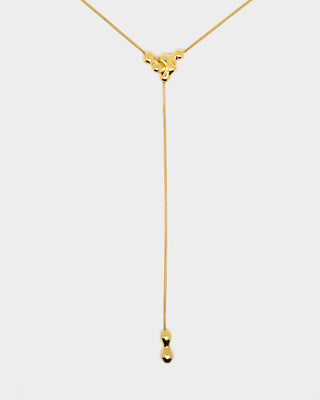 Sliding Necklace with Hidden Magnetic Lock - Riefler (Gold)